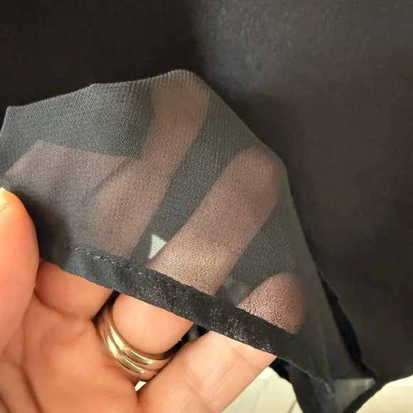 Calvin Klein Black Double-Strap Satin Camisole - Picture 3 of 4